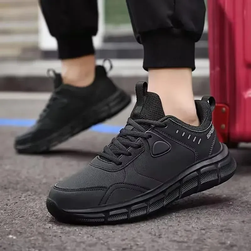 Men Waterproof Athletic Sneakers Breathable Comfortable Casual Sneaker Ear-resistant Non Slip Walking Men Shoes Tenis Masculino — image 3