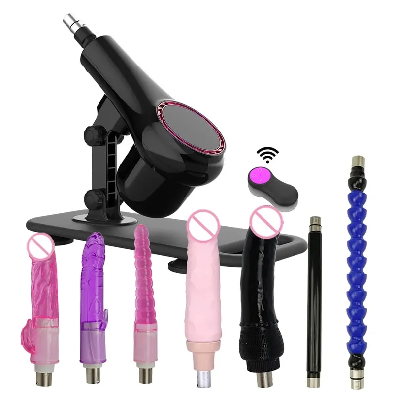 sex machine thrusting love machine automatic telescopic vibrator with Different Dildo Attachments Toys Sex toys — image 30