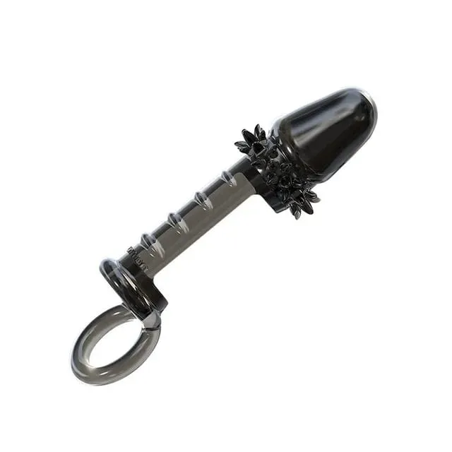 Male Penis Sleeve Dual Cock Rings Delay Ejaculation Nozzle Penis Rings Enlargement Reusable Cockring Sex Toys for Men Adults — image 7