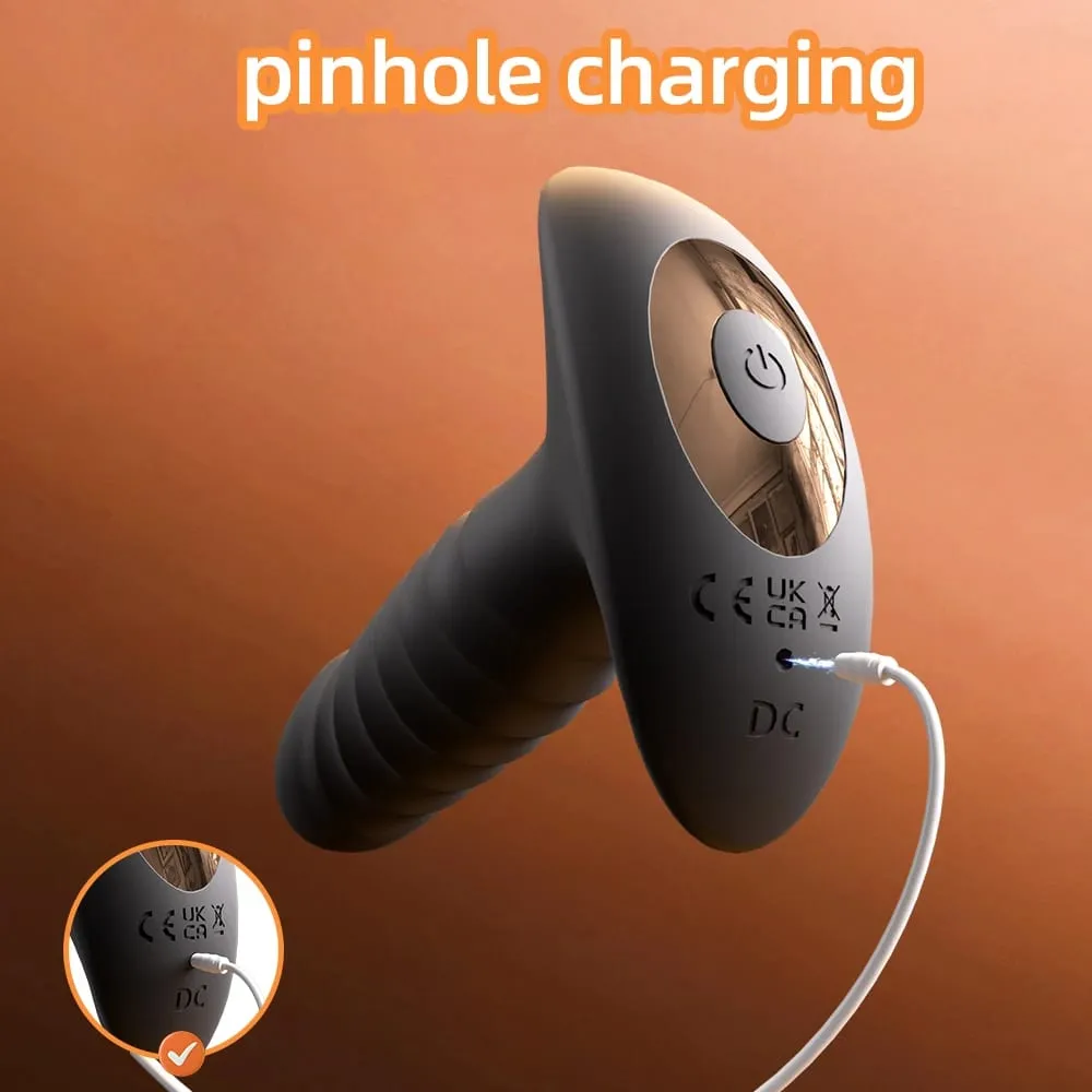 APP Control Male Thrusting Prostate Massager Vibrator for Men Gay Anal Plug Telescopic Butt Plug Female Sex Toy for Adult — image 6