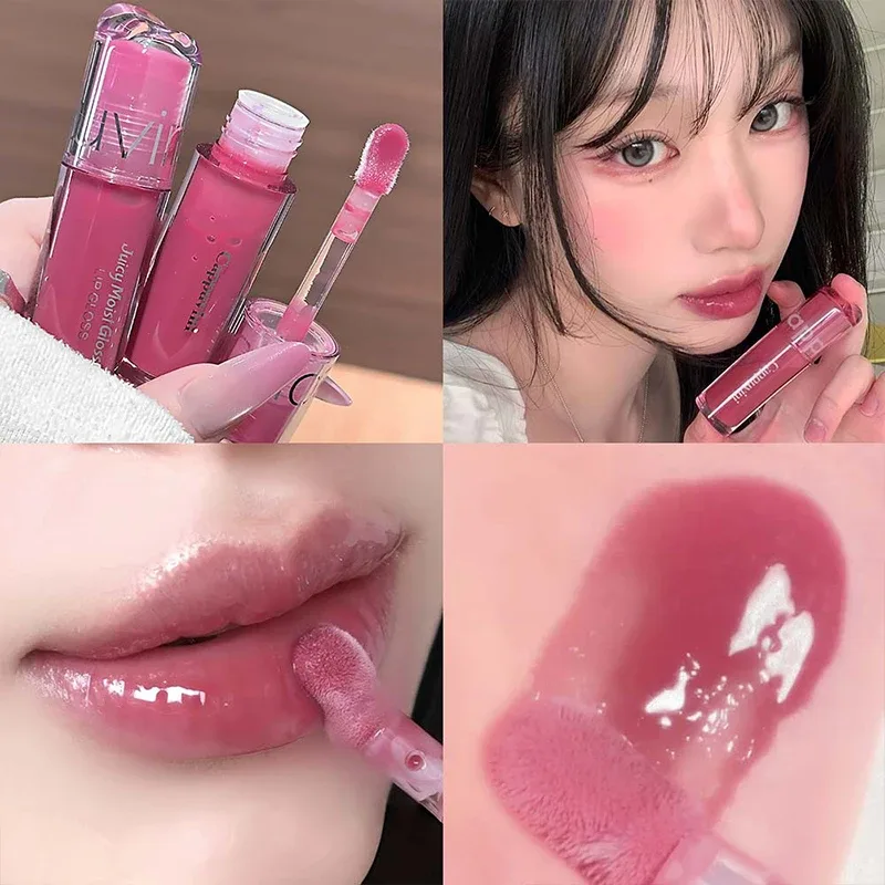 Juicy Lip Tint Glossy Lip Glaze Mirror Shine Liquid Lipstick Moisturizing Hydrating Lip Gloss Korean Beauty Cosmetics — image 9