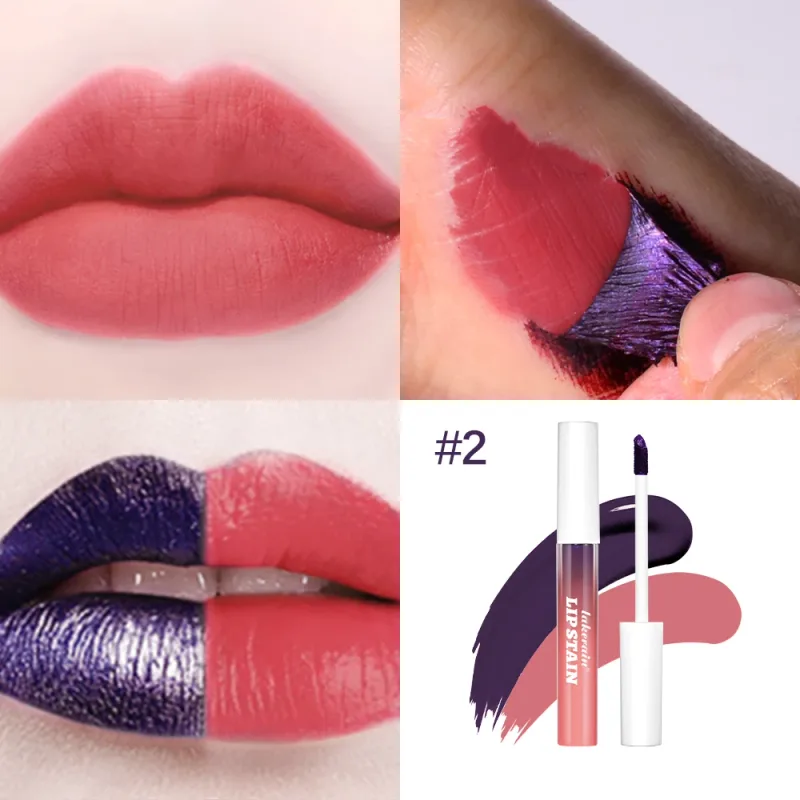 Lakerain Lip Gloss Peel and Stick Set Pink Lip Gloss Transfer Resistant Long-lasting Waterproof Natural Lip Gloss For Women — image 7