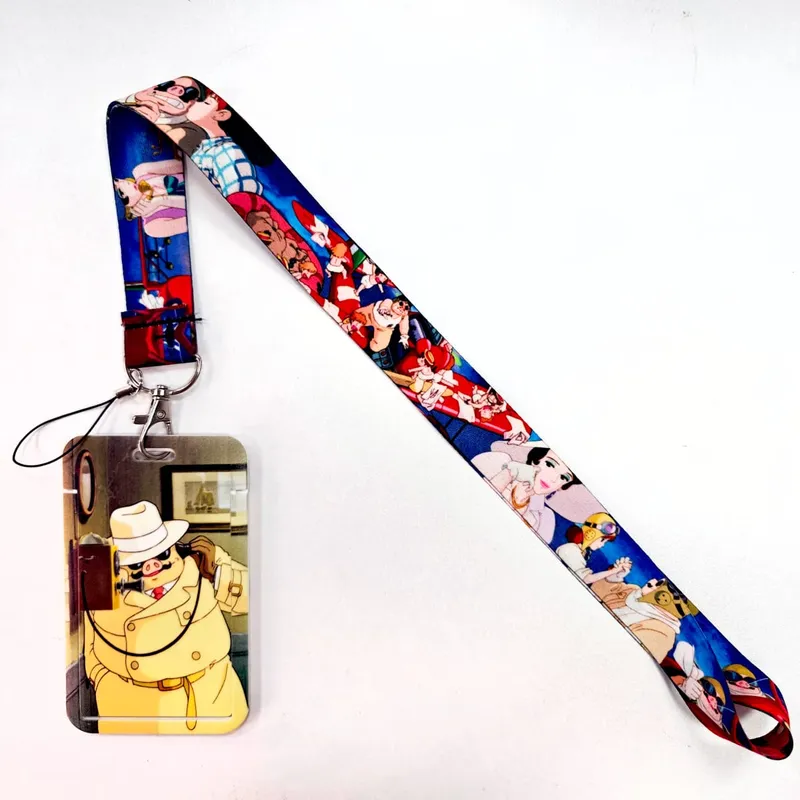 Anime Lanyards Keychain Animated Mobile Phone ID Card pass Hang Rope DIY Jewelry Accessories wholesale — image 5