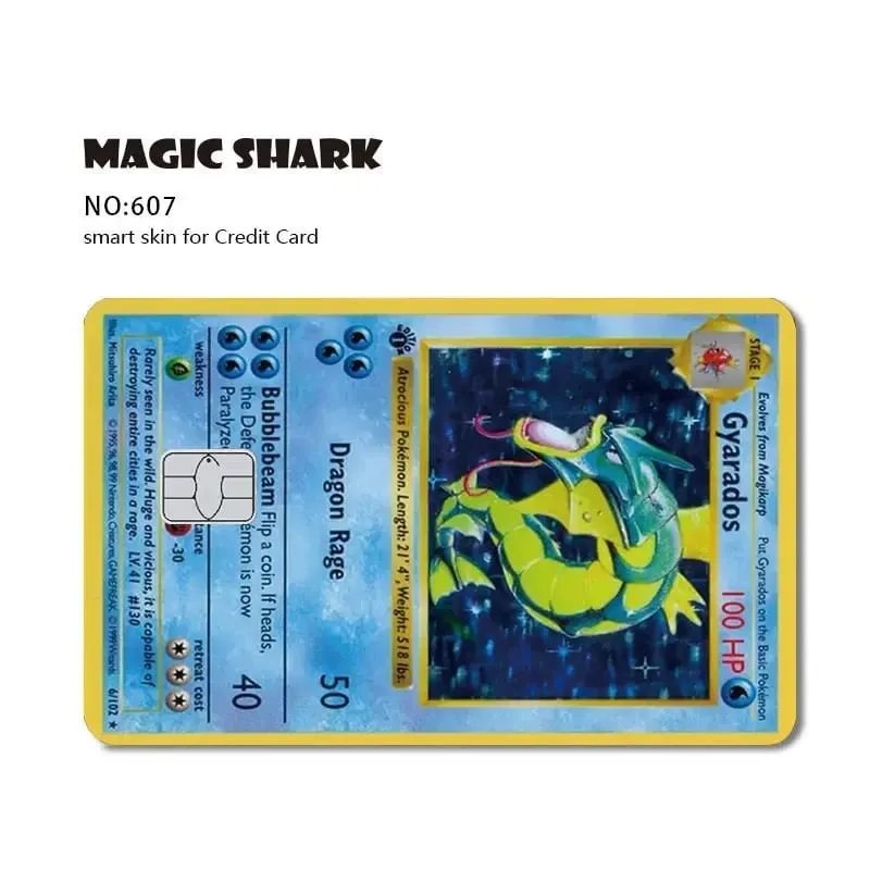 2026 New Charizard Blastoise Bulbasaur Eevee Metwo Sticker Film Skin Cover for Credit Debit Card — image 9