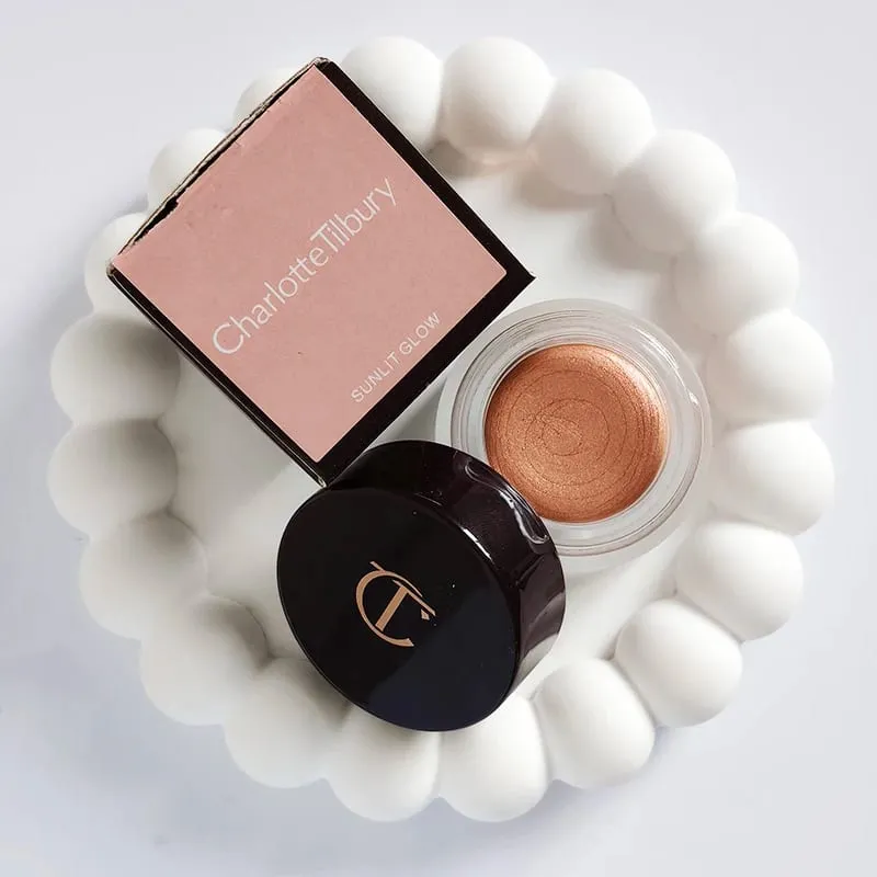 Charlotte Highgloss Repairing Gemstone Disc 7g & Multicolored Eye Shadow Cream Nature Easy To Color Tilbury Foundation Cosmetics — image 24