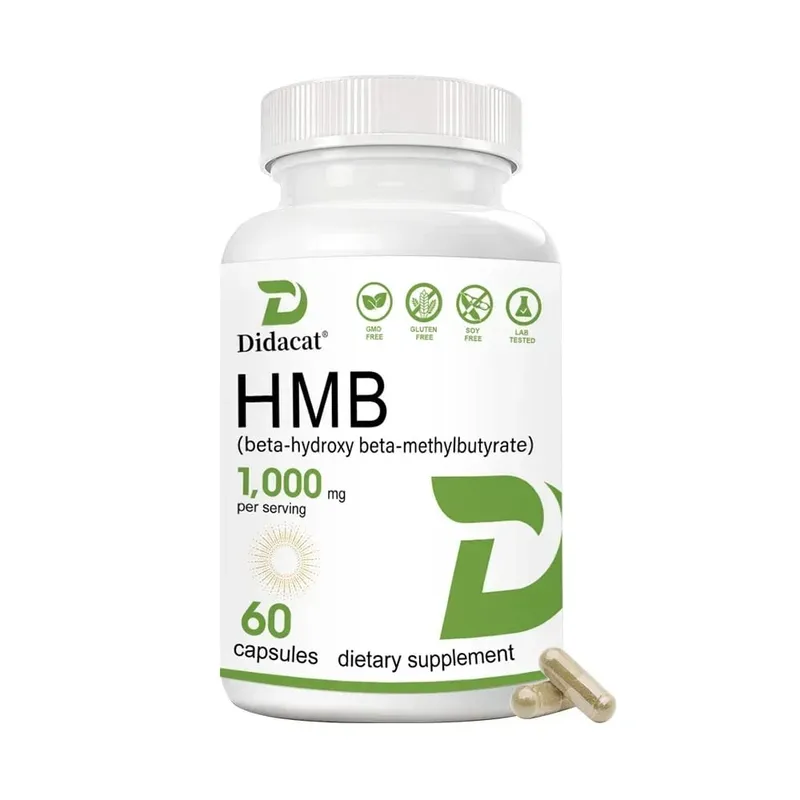 HMB Male Energy Booster - for Increased Muscle Mass and Athletic Strength Energy Supplement Endurance Non-GMO Gluten Free — image 8