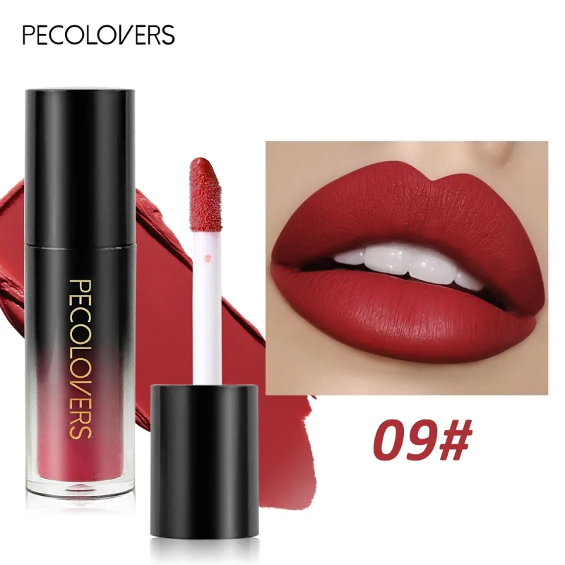 Multiple Colors Matte Velvet Lip Gloss Waterproof Long-lasting Non-stick Cup smooth Lipstick To Apply High Color Rendering — image 34