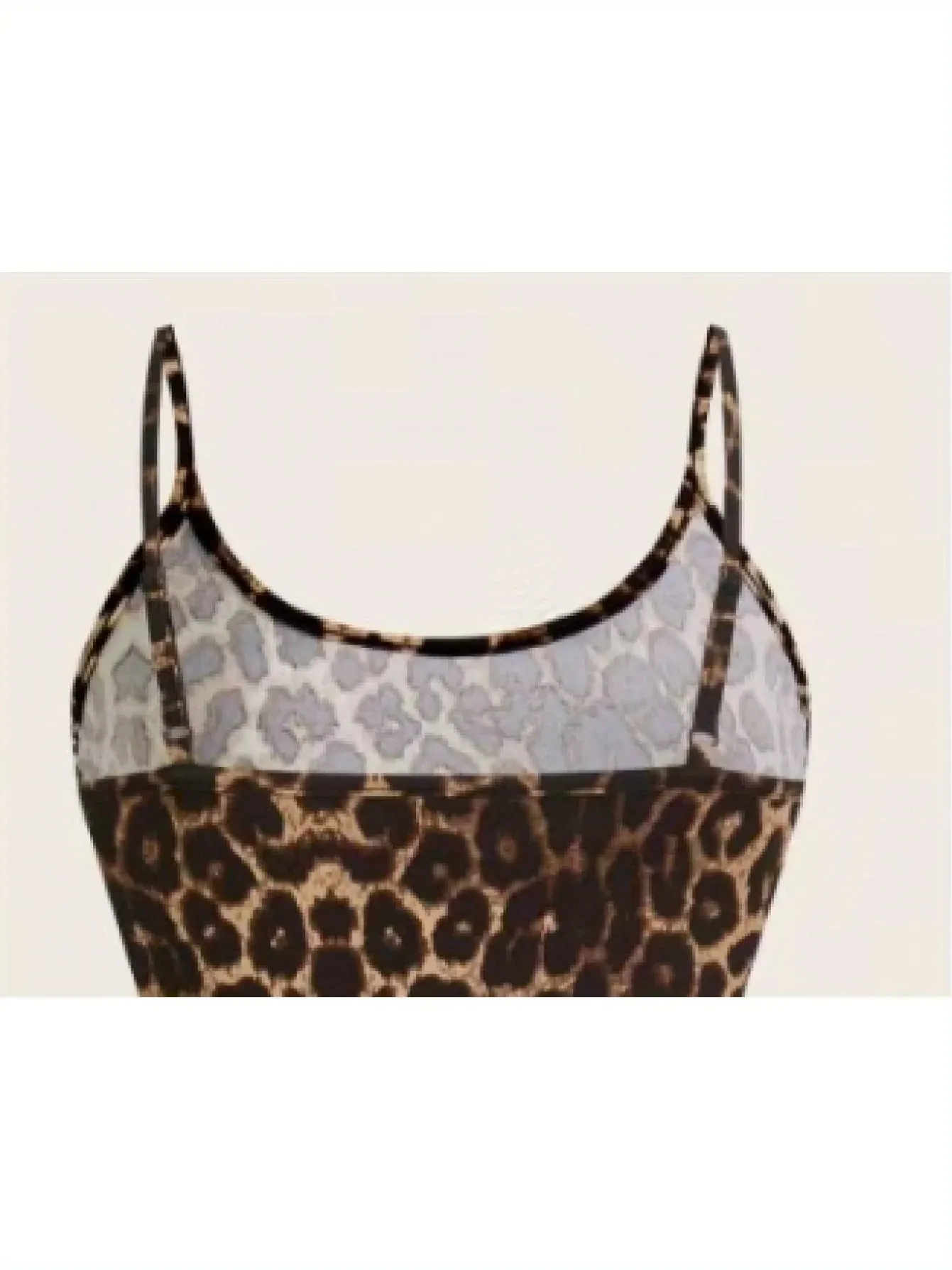 New Spring Summer and Autumn Sexy Strap Leopard Print Suspender