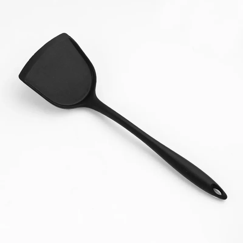 Silicone Kitchen Ware Non-stick Set Cooking Utensils Tools Egg Fish Frying Pan Scoop Fried Shovel Spatula Cooking Utensils — image 12