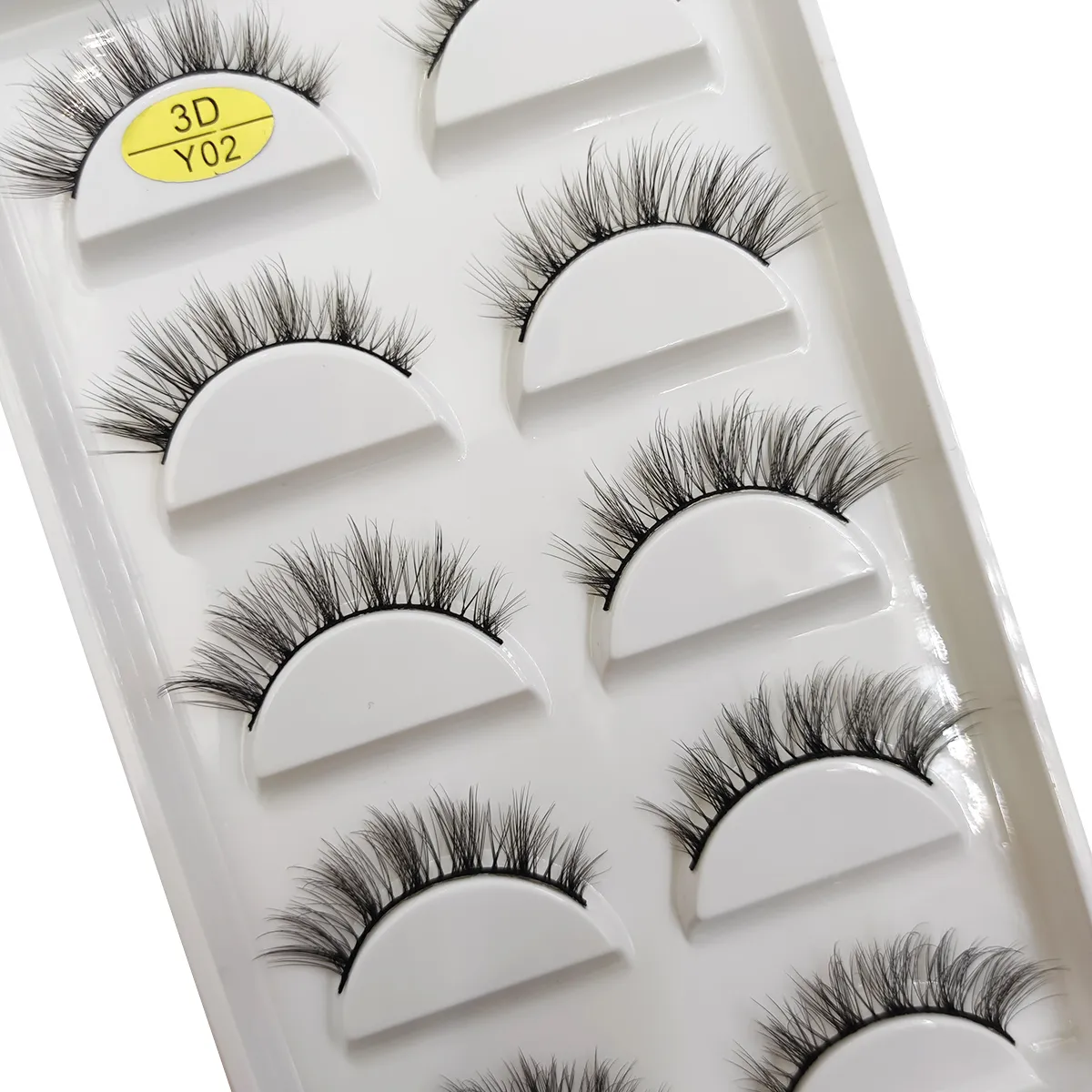 5 Pairs Natural 3D Mink False Eyelashes Soft Wispy Fluffy Eye Faux Lashes Make Up Eyelash Beauty Cat Cilios 9 Styles — image 2
