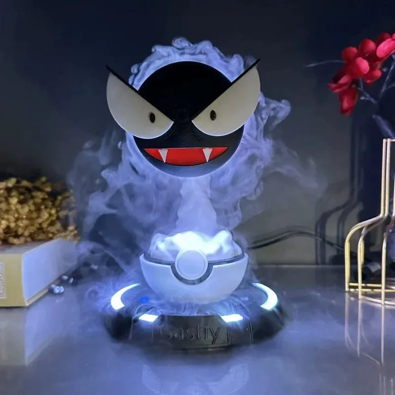 Anime PokéMon Gengar Spray Humidifier Nightlight Air Purifier Ambient Desktop Ornament Room Decoration Creative Periphery Gift — image 5