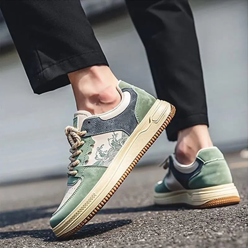 Men Skateboarding Shoes Canvas Comfortable Vulcanized Shoes All-match Men Casual Sneakers Fashion Student Shoes Male — image 4