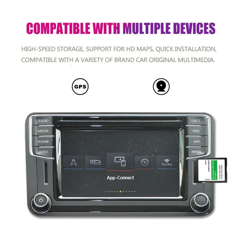 Navi SD Card for Ford Car Sync2 F12 Kuga Mondeo S-Max C-Max Focus Sync 2 HM5T-19H449-FG Europe UK 2024 maps