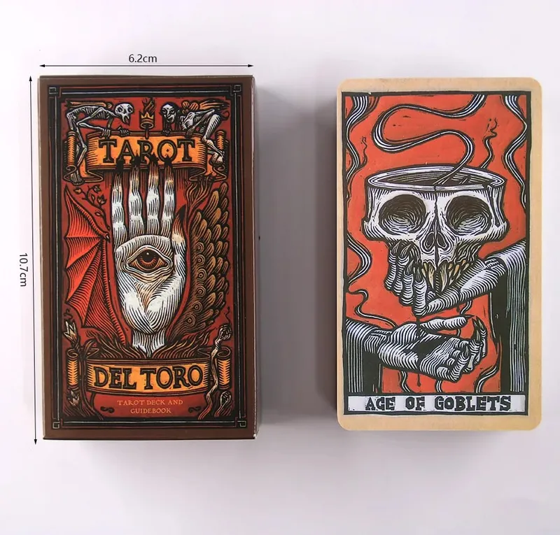 Tarot del A Tarot Deck and Guidebook Inspired by the World of Guillermo del Toro Novelty Book Beginners Card Game Deck Toy — image 2