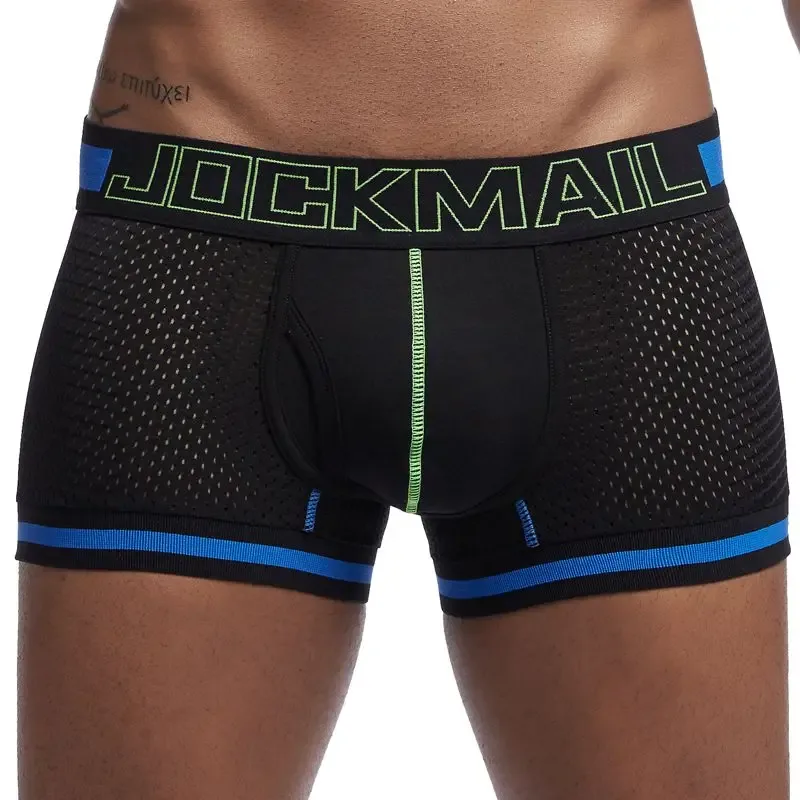 5pcs Man Underpants Boxershorts Mesh Nylon Men Boxers Male Breathable Underwear Men’s Panties Soft Boxer — image 17