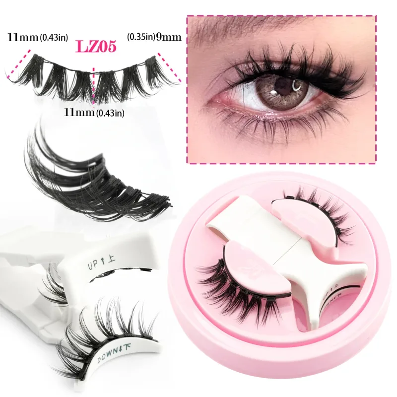 Magnetic Eyelashes 1Pair No Glue Needed 3D Natural Wispy Fake Lashes With Clip Reusable Women Beauty Eye Makeup — image 20