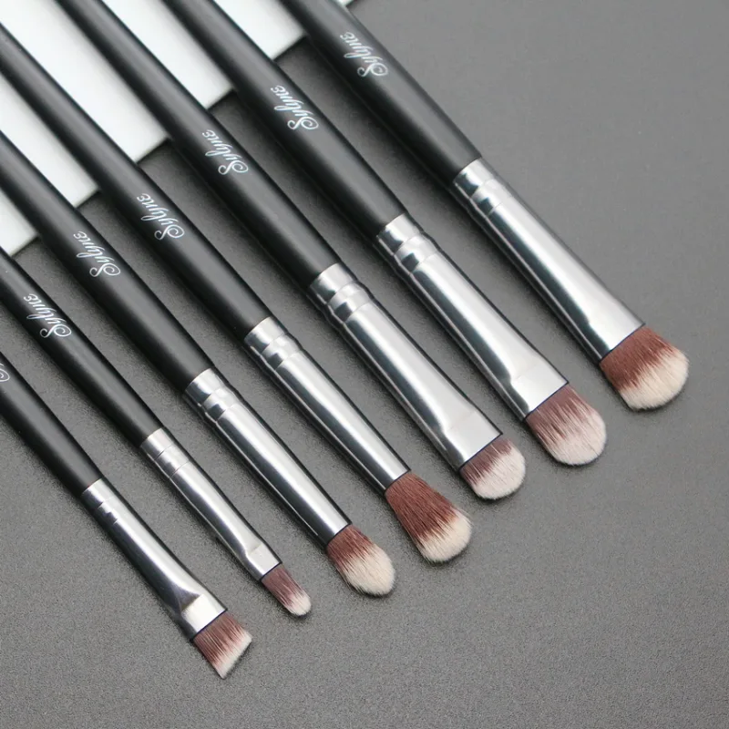Eyeshadow Makeup Brush Set 7pcs Blending Eyebrow Complete Eye Shadow Professional Make Up Brushes Kit With Bag — image 5
