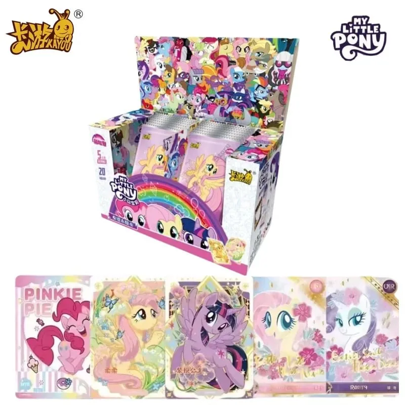 Originální My Little Pony Card Rainbow Series Herní kolekce Karta Kreslený Dětská Hračka Okolní Dívka Dárek Originální krabička