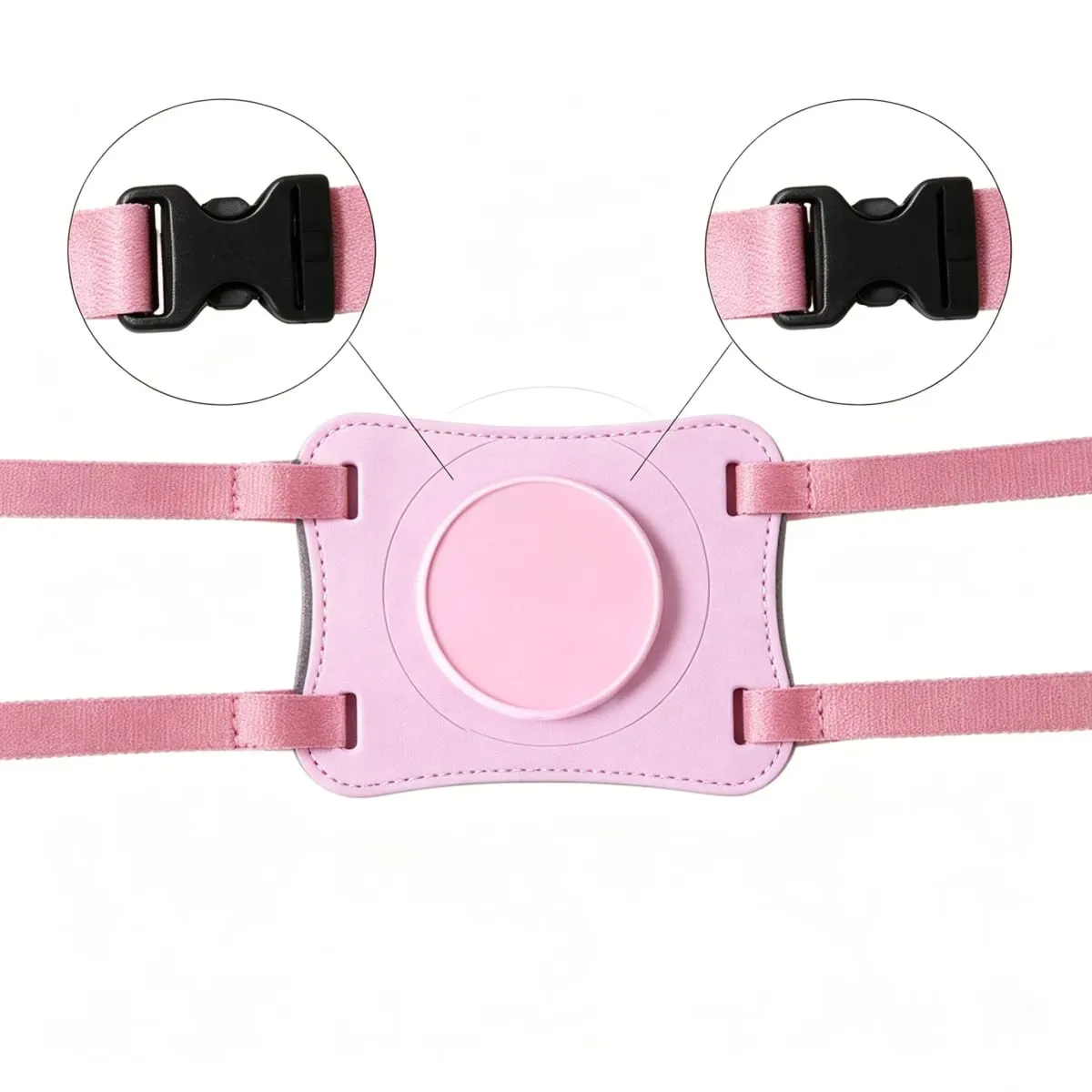 Suporte para cadeira com vibrador mãos livres - Ventosa de silicone com alças ajustáveis para prazer de andar e brincar de casais — image 3