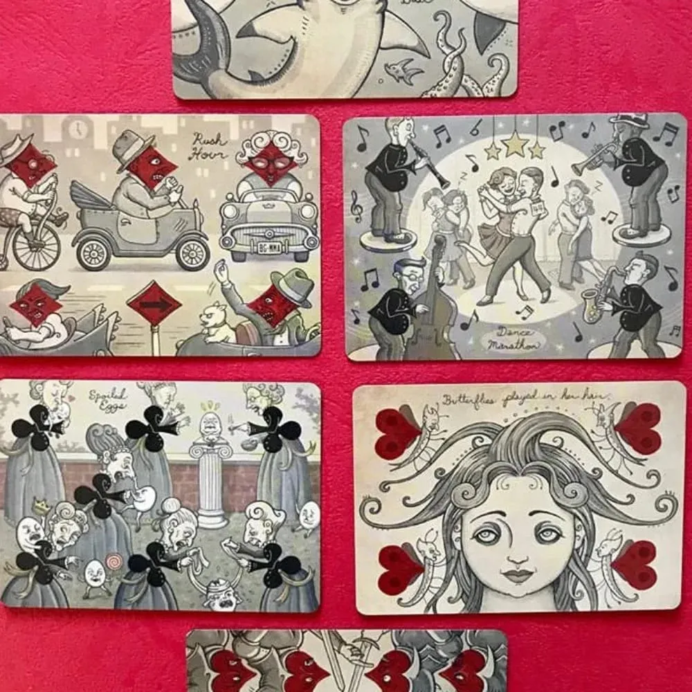 Royal Mischief Transformation Playing Cards 9*6cm 54 Pcs Poker Cards Full Set Oracle Deck Printed on Double Embossed Cardstock — image 5