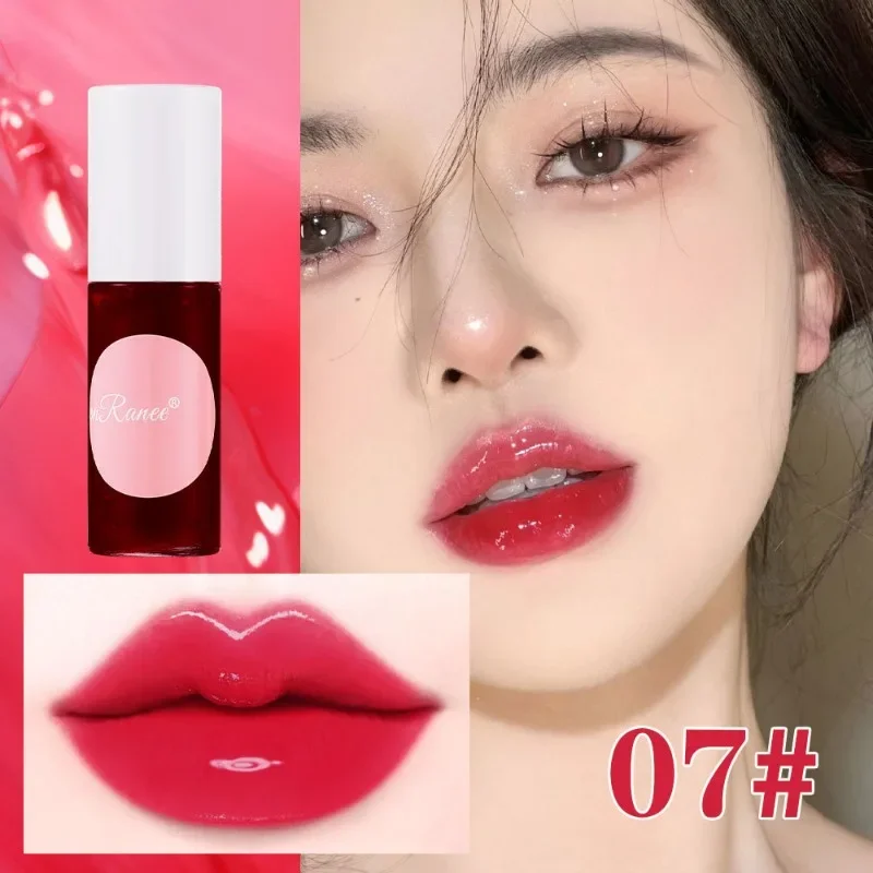 10 Color Lip Tint Stain Cheek Tint Moisturizing Liquid Lipstick Long-lasting Waterproof High Pigment Lipgloss Rouge Water Makeup