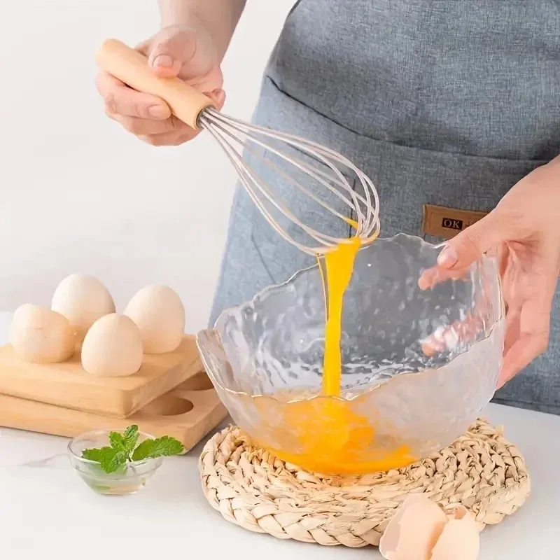 12pcs Set of Multi-color Silicone Wooden Handle Kitchenware Set Non Stick Pot Spatula and Spoon Cooking Utensils Heat-resistant — image 3