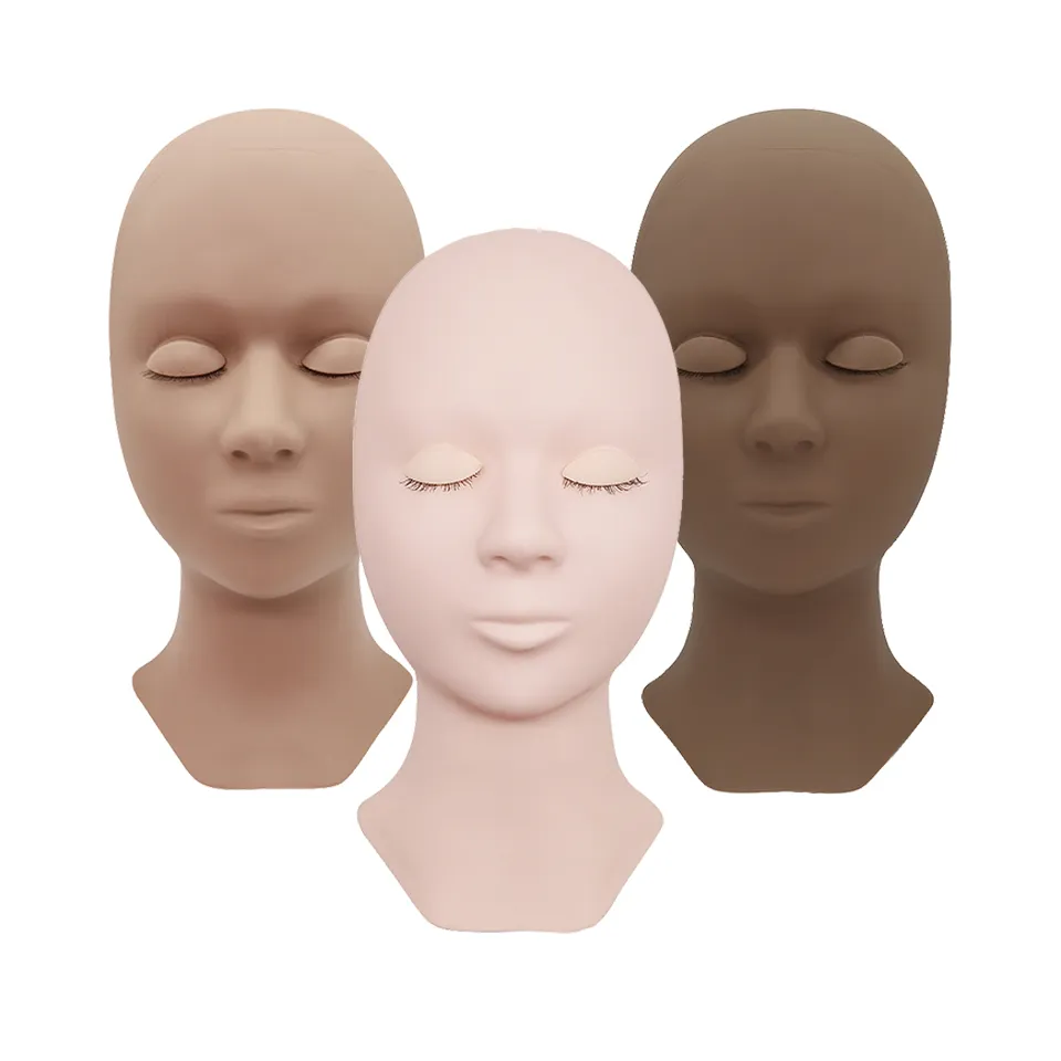Wholsale Price Practice Lashing Eyelashes Mannequin Head Beginner Training Set Cosmetics Eye Lash Extension Supplies Mannequin — image 3