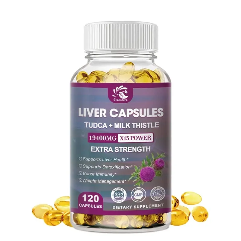 Greensure Organic Milk Thistle Extract Capsule | Dandelion | Artichoke Extract | Beet Root | - 60/120 Capsules