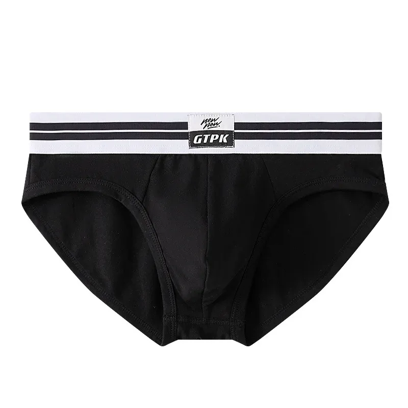 [Bloom the love] Jenama 3pcs Cotton Brief Men Underwear New Mens Briefs Cuecas Masculina Homme Man Boxershorts Saiz M-3XL E099-HR