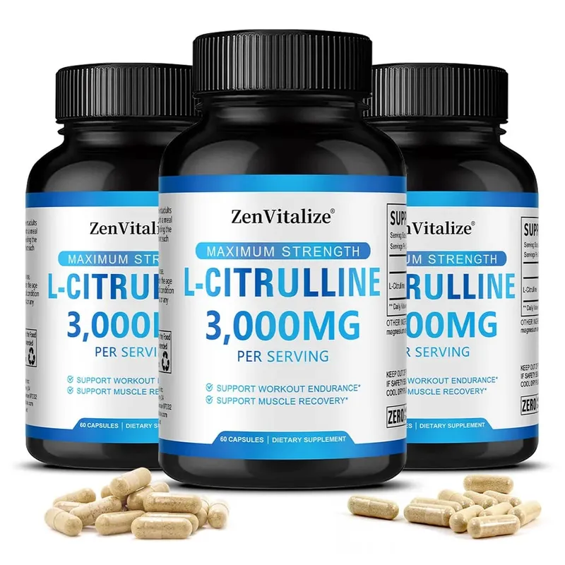 L Citrullin 3000 mg Ergänzungskapseln für Männer und Frauen – Muskelregeneration und Trainingsausdauer – vegan, gentechnikfrei — image 10