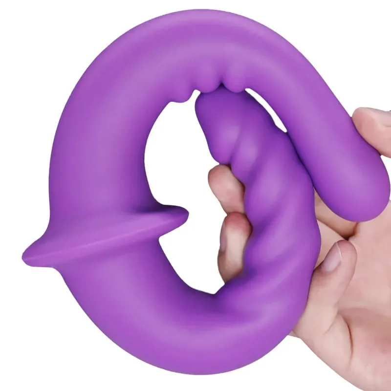 Double Heads Dildo Clitoris Stimulator Anal Plug Vagina Massager G Spot Dildo Penis Masturbation Sex Toys for Men Women Couple