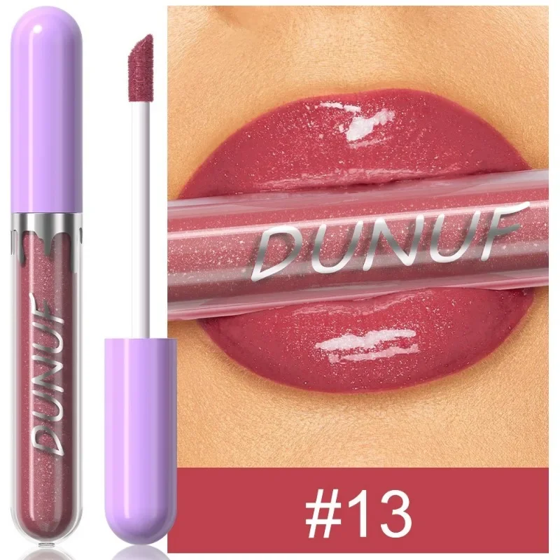 1pc Metallic Liquid Lipstick Long Lasting Glitter Lip Glaze Waterproof Moisturize Brown Lip Tint Shiny Shimmer Lipgloss Makeup — image 16