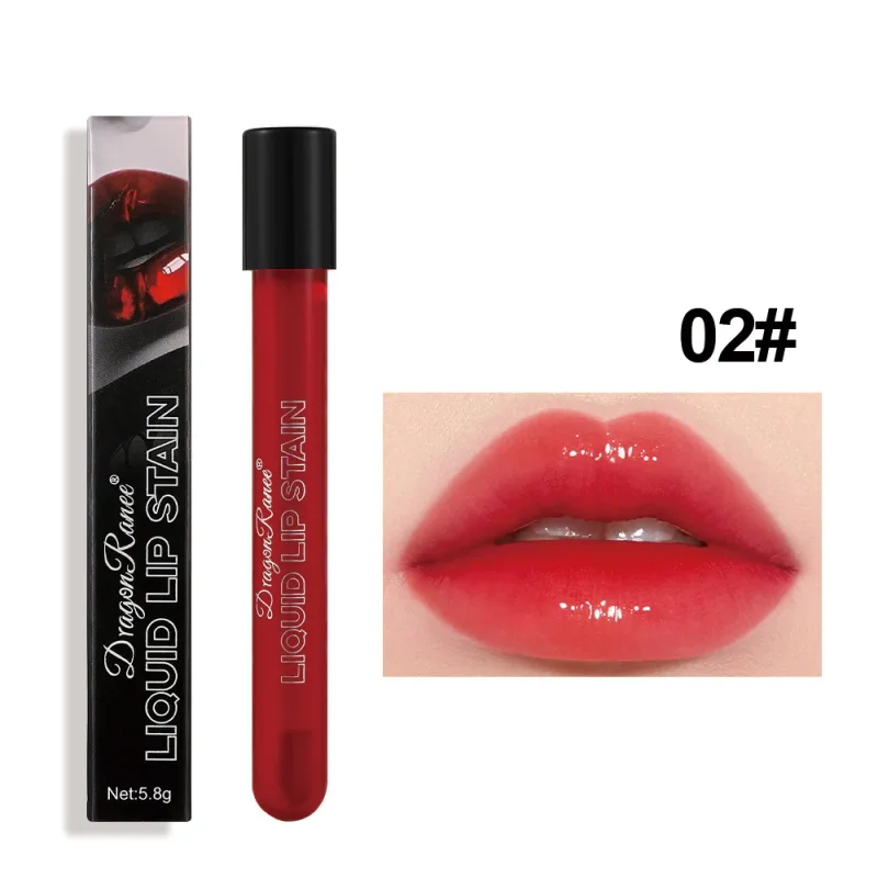 Mirror Lip Gloss Long Lasting Not Fade Lip Tint Water Gloss Glass Lipstick Blood Plasma Lips Makeup Halloween Lip Stain Cosmetic — image 11