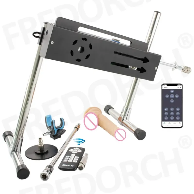 200W Turbo Gear Powerful F21S Sex Machine APP/Wired/Wireless Control Love Machine with Big Dildo Adult Toy 3-15cm Strok