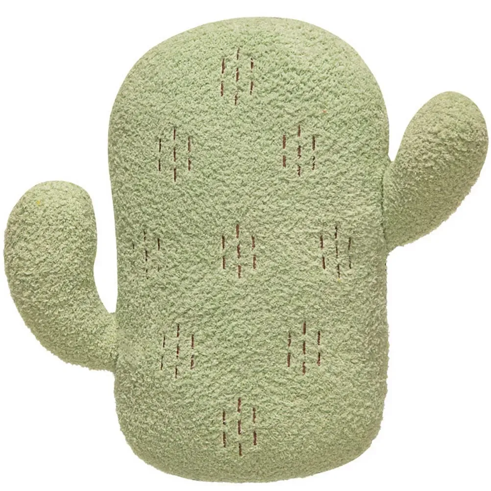 Cactus Shaped Pillow Soft Comfortable Nordic Style Decorative Throw Pillow for Sofa Bed Car Living Room Bedroom Nursery Home