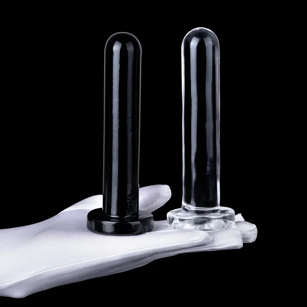 24.5cm Long Clear Jelly Smooth Surface Strapon Anal Dildos Straight ButtPlug TPE Dildo Anal Plug Intimate Sex Toys For Couples — image 4
