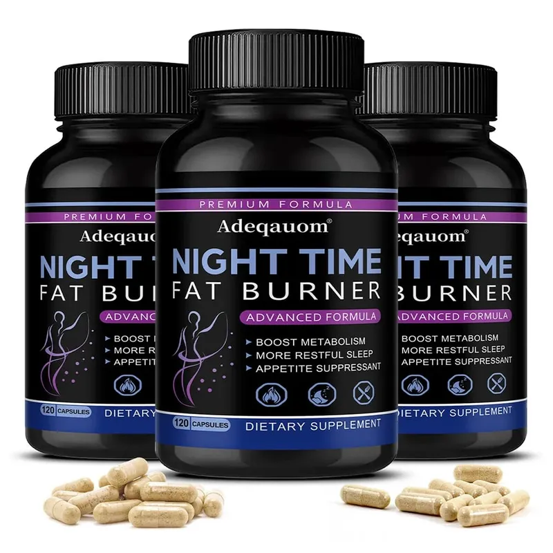 Natte-fedtforbrænder-støttekapsler understøtter skånsom metabolisme Fordøjelses-wellness og afslappende søvn naturligt supplement — image 9