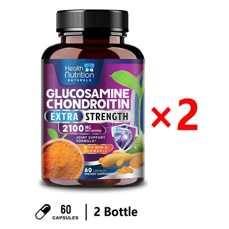 Glucosamine Chondroitin Turmeric MSM Triple Strength Joint Support 2100mg — image 9