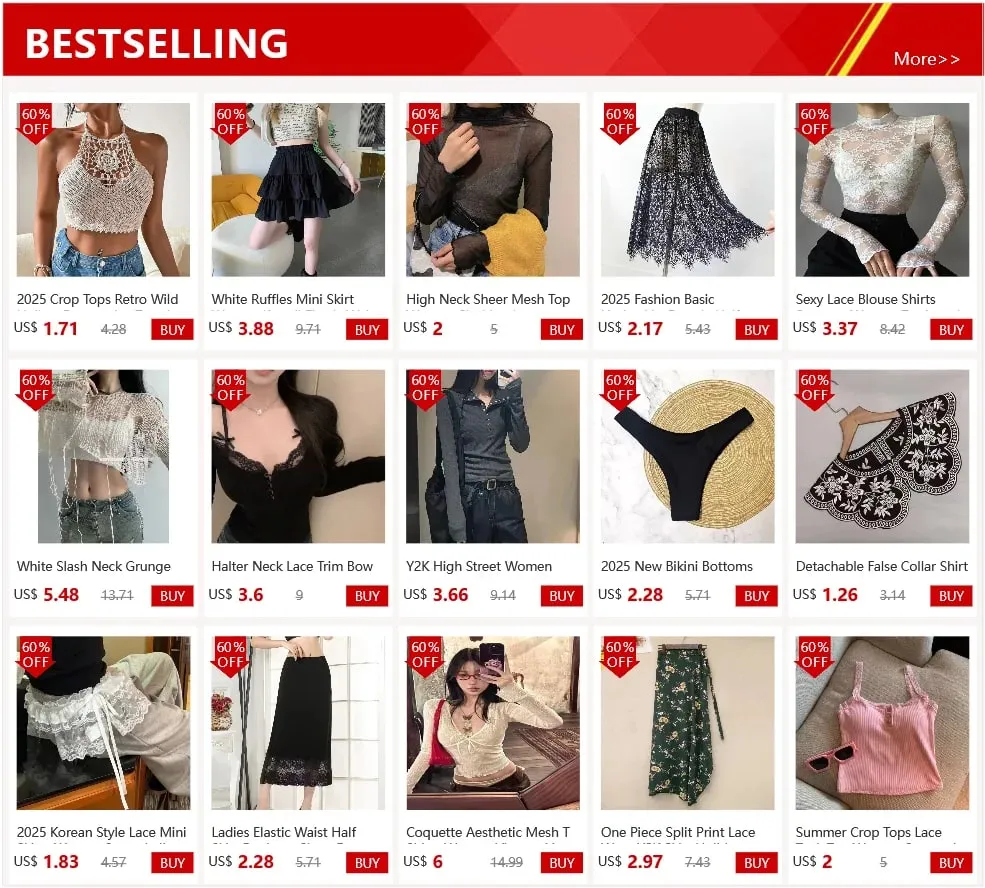 2026 Crop Tops Retro Wild Hollow Perspective Tassel Sexy Spaghetti Strap Tanke Top Women Built In Bra New Back Lace Halter Neck — image 8