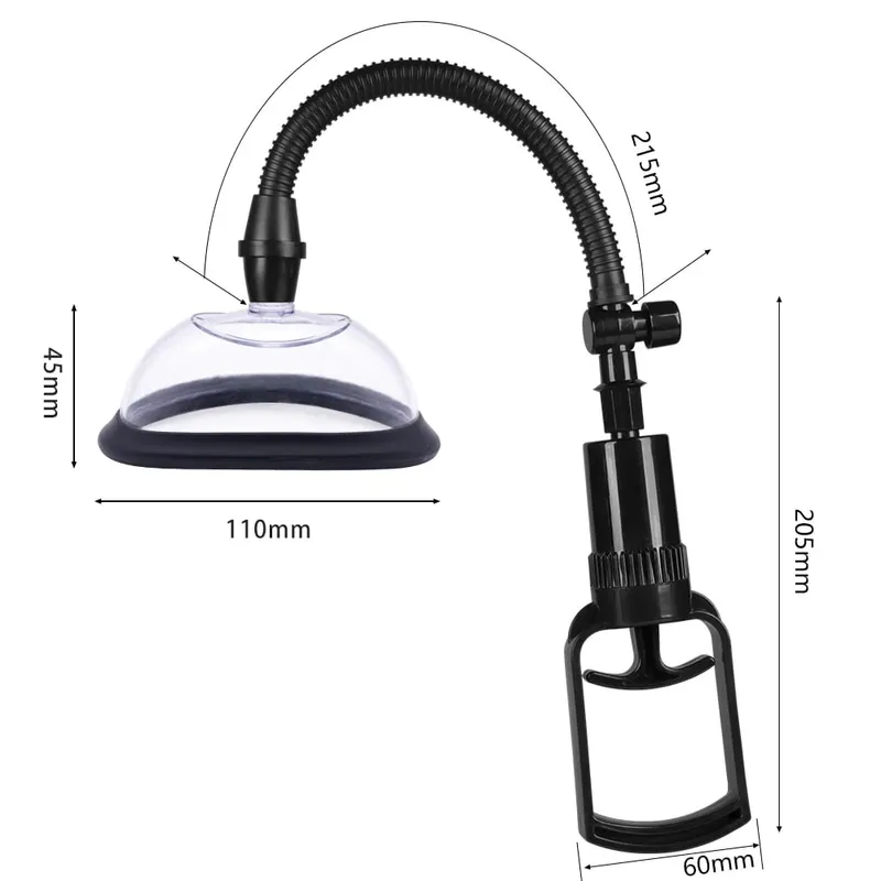 Vagina Nipple Sucker Vacuum Cup Pussy Pump Clitoris Stimulator Manual Breast Enlarger Sucking Massager Sex Toys for Women Couple