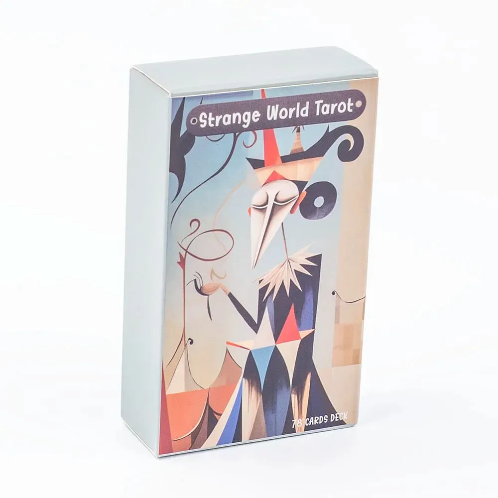 Hot Sales Strange World Tarot 78 Cards Deck Fate Divination Tarot Cards Fortune Telling Card Games Party Board Game 10.4*6 CM