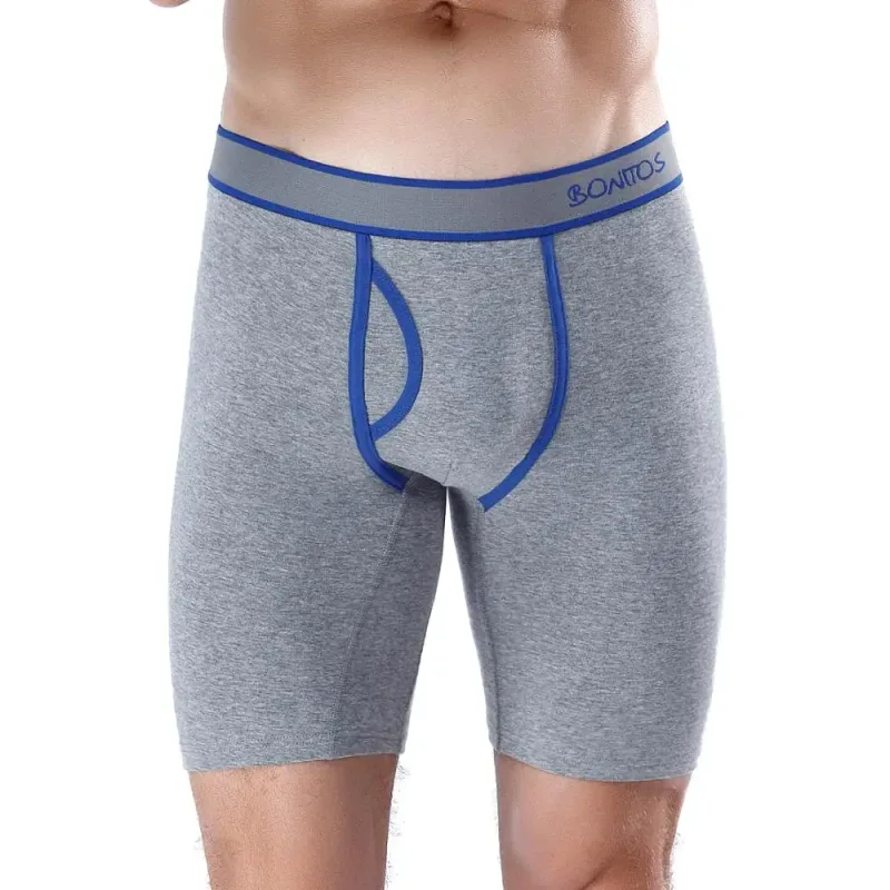 Long Men Boxer Underwear Men Underware Boxer Shorts Mens Cotton Long Leg Boxers Underpants for Brand Quality Sexy Pouch Panties — image 8