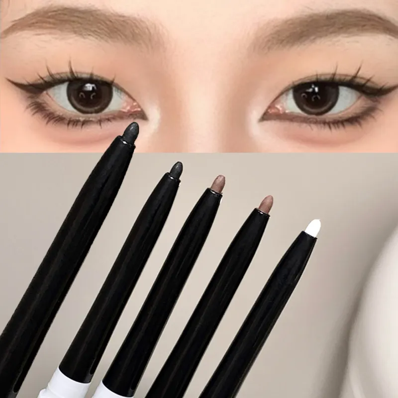 Waterproof Matte Gel Eyeliner Pencil Smooth Black White Eyeliner Matte Eye Liner Pen Long Lasting Eyes Makeup Beauty Cosmetics — image 3