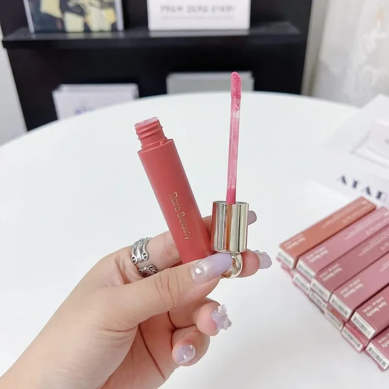 Rare Beauty Soft Pinch Tinted Lip Oil Positive Light Luminizing Lip Gloss Stay Vulnerable Glossy Lip Mirror Lip Balm Makeup Gift