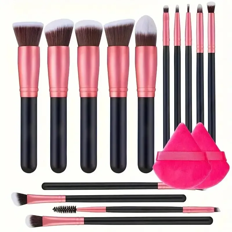 14PCS Makeup Brushes Set Professional Foundation Eye Shadow Concealers Blending Blush Brush Kabuki Soft Fluffy Women Beauty Tool — image 9
