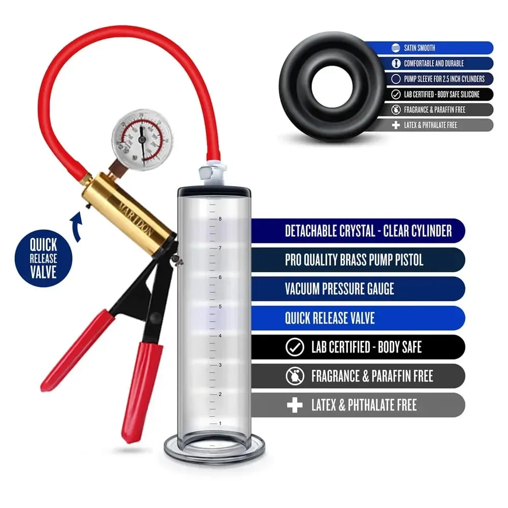 Physical Pump Dick Trainer Penis Enlarger Male Spa Penis Enlargement Penis Pump Cock Extender Vacuum Pump For Men Glans Sex Toy