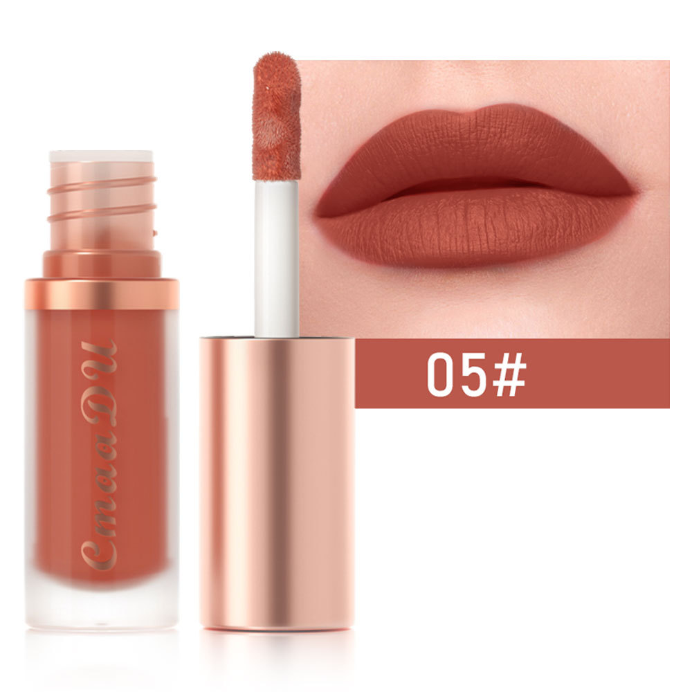 1pcs Waterproof Matte Velvet Lip Glaze Moisturizing Long Lasting Non-stick Cup Not Easy To Fade Lip Gloss Lipstick Makeup — image 13