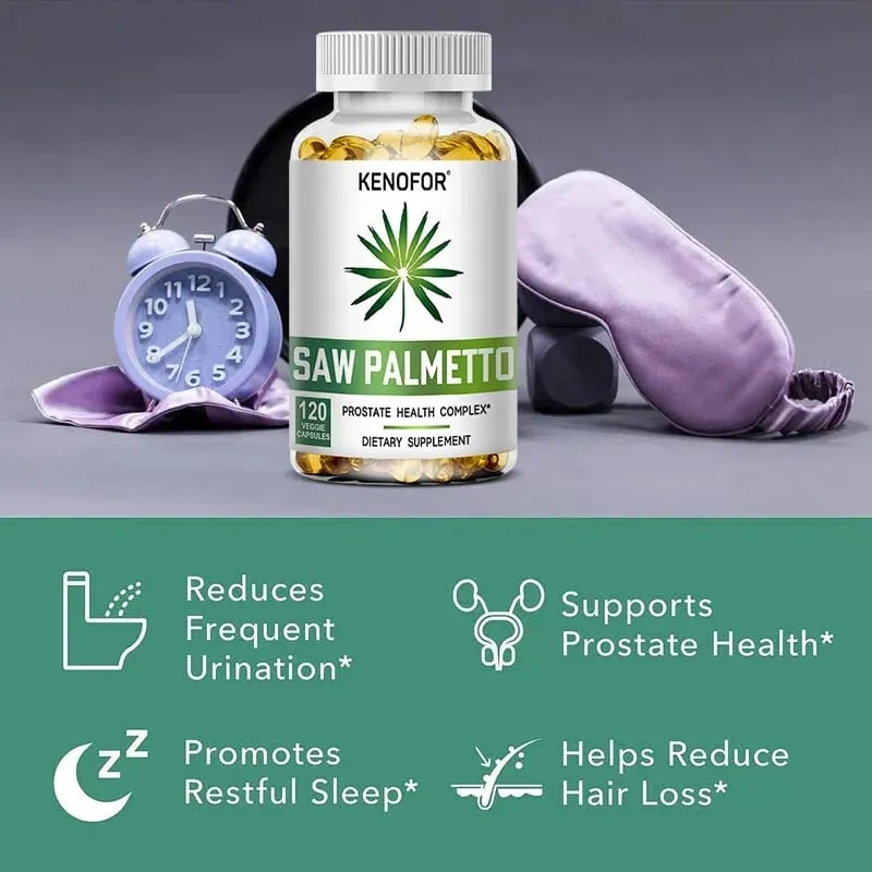 Kenofor Prostate Supplement - Reduces Urge To Urinate Frequently DHT Blocker Improves Sleep Performance Urinary Tract Health