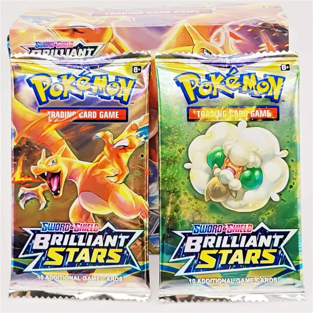 360Pcs English Version Pokemon TCG Sword And Shield Brilliant Stars Booster Box Trading Card Game Toys — image 2
