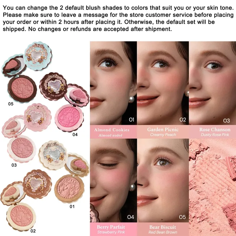 FlowerKnow Pop up Store Makeup Collection - Long-Lasting Pigmented Eye Shadow Blusher Lip Gloss Set for Enhanced Beauty — image 5